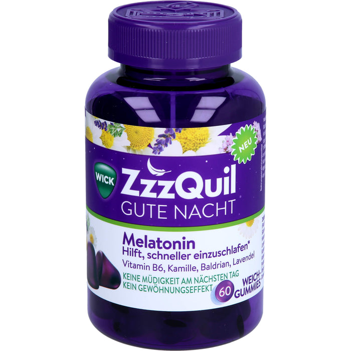 WICK ZzzQuil Gute Nacht, 60 pc Pastilles