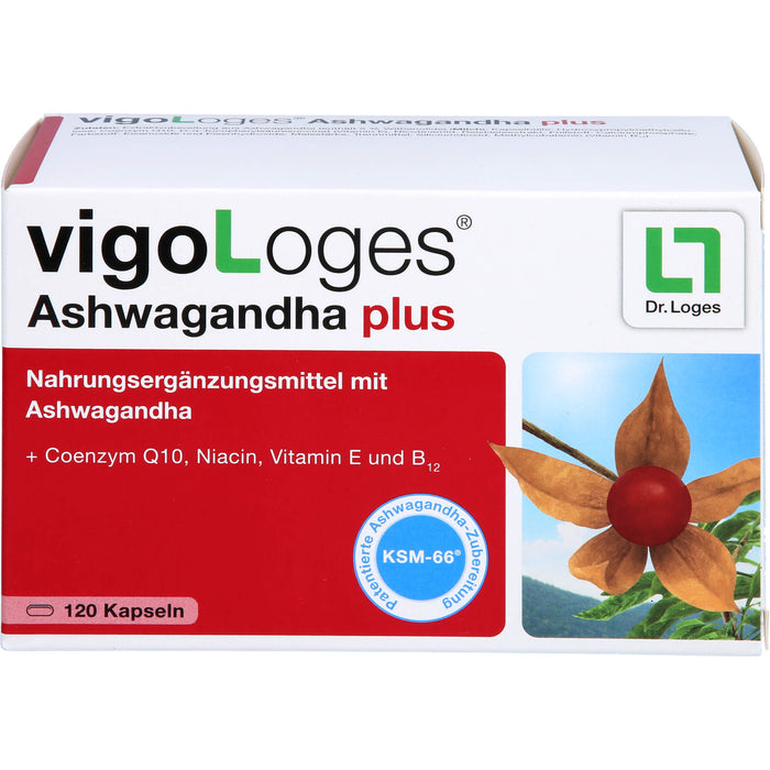 vigoLoges Ashwagandha plus, 120 St. Kapseln