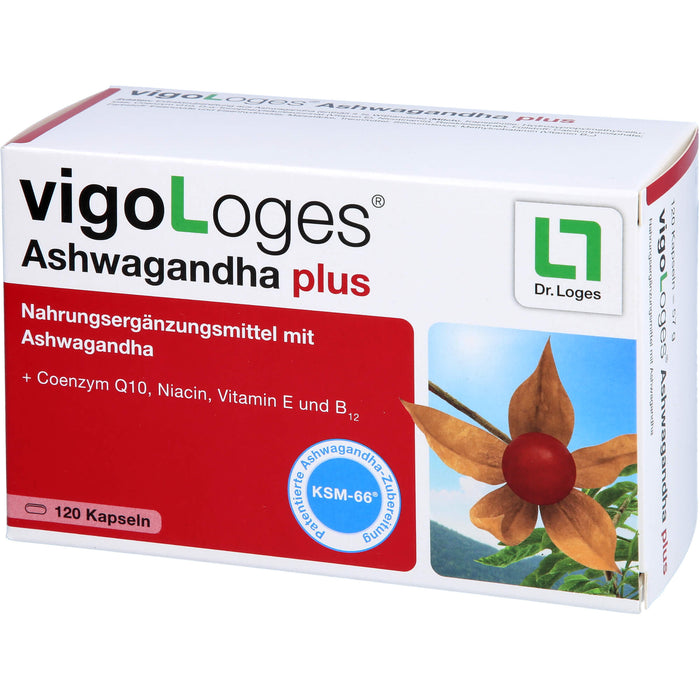 vigoLoges Ashwagandha plus Kapseln, 120 pcs. Capsules