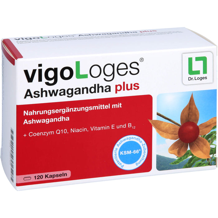 vigoLoges Ashwagandha plus, 120 St. Kapseln