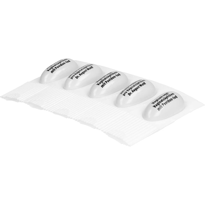 Vagisan sept Vaginalzäpfchen mit Povidon-Iod bei Scheideninfektionen, 5 pcs. Suppositories