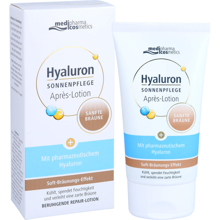 medipharma comestics Hyaluron Sonnenpflege Apres-Lotion sanfte Bräune, 150 ml Solution