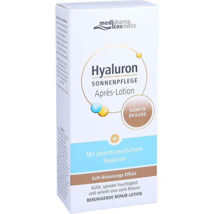 medipharma comestics Hyaluron Sonnenpflege Apres-Lotion sanfte Bräune, 150 ml Solution