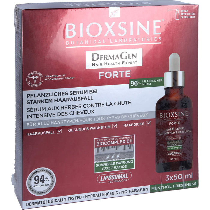 BIOXSINE Dg FORTE SERUM FÜR INTENSIVEN HAARAUSFALL, 3X50 ml