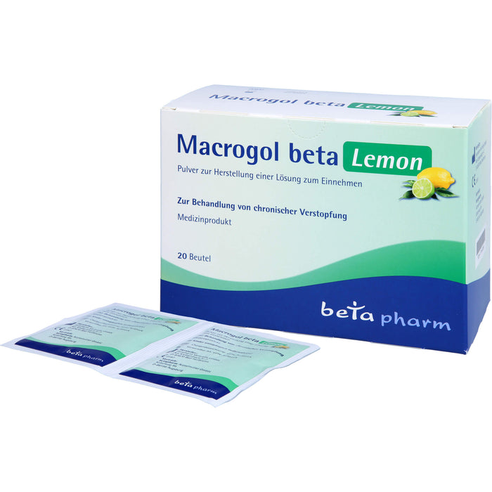 Macrogol Beta Lemon, 20 St PLE