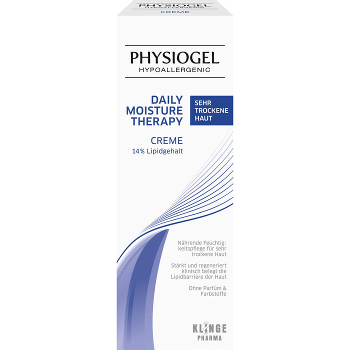 PHYSIOGEL Daily Moisture Therapy Creme für sehr trockene Haut, 75 ml Crème