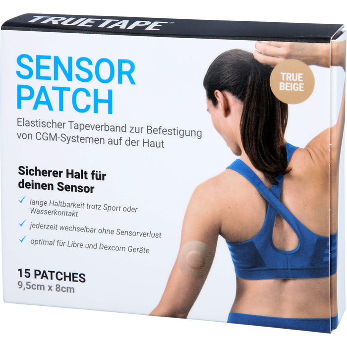 TRUETAPE CGM Patch Sensorpatch Beige, 15 St PFL