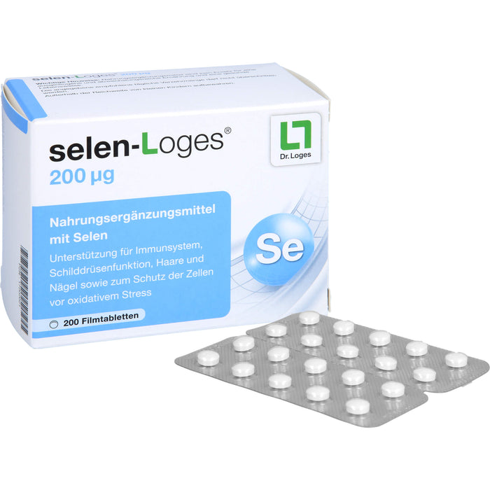 Selen-Loges 200 µg Filmtabletten, 200 pc Tablettes