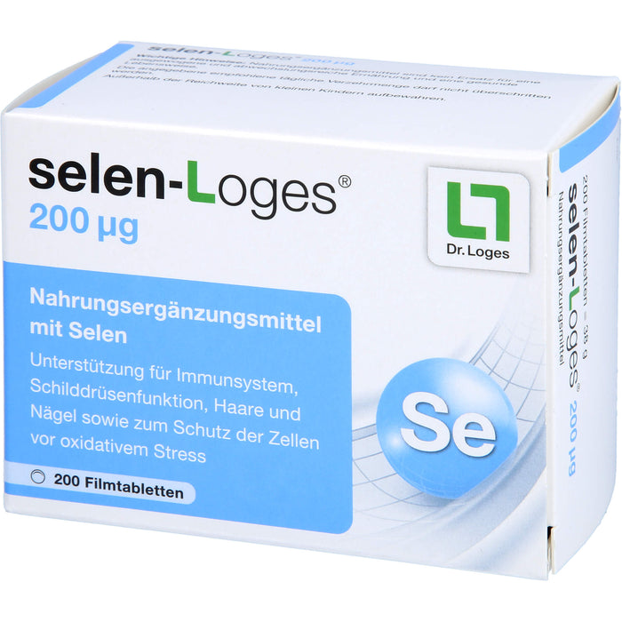 Selen-Loges 200 µg Filmtabletten, 200 St. Tabletten