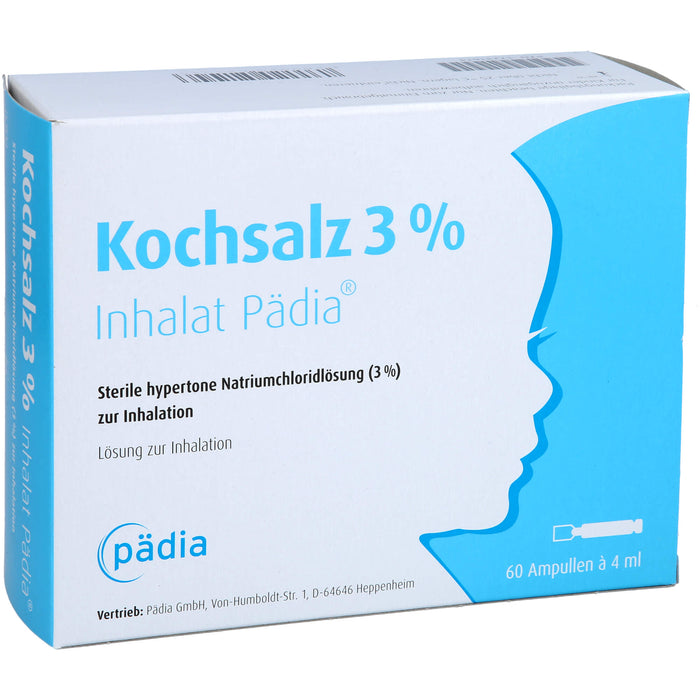 Kochsalz 3 % Inhalat Pädia, 60 pcs. Ampoules