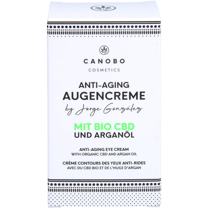 Canobo Augencreme Bio CBD, 15 ml AUC