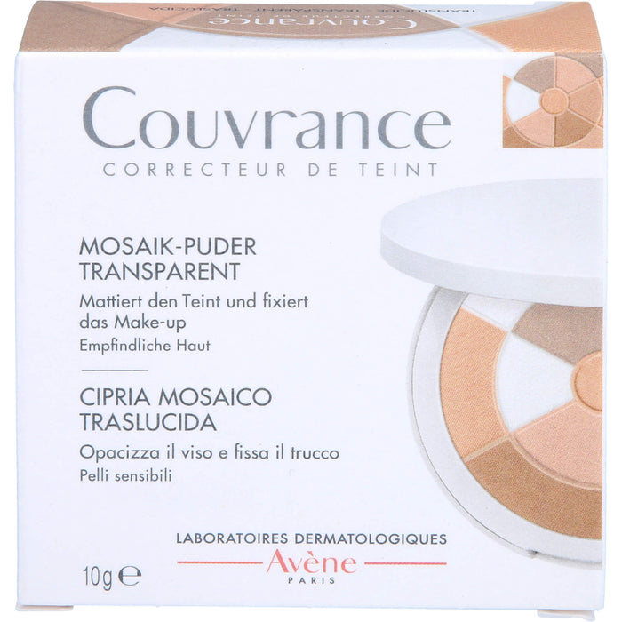 AVENE Couvrance Mosaik-Puder TRANSPARENT m. Schwäm, 10 g Puder