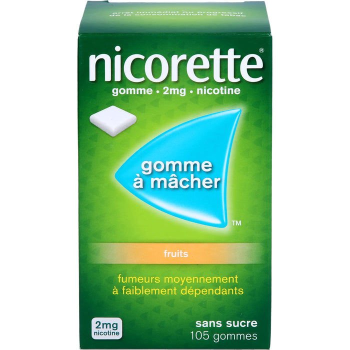 Nicorette 2mg Freshfruit, 105 St KGU