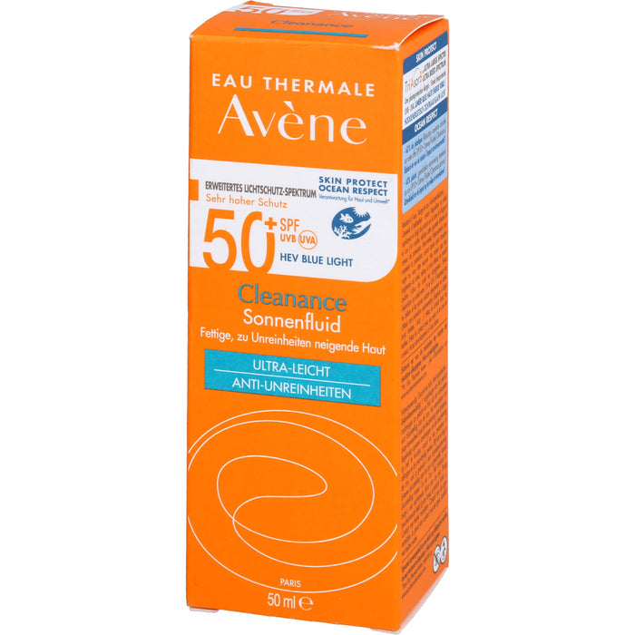 AVENE Cleanance Sonnenfluid 50+, 50 ml EMU