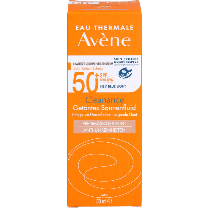 Avène Cleanance Getöntes Sonnenfluid 50+, 50 ml EMU