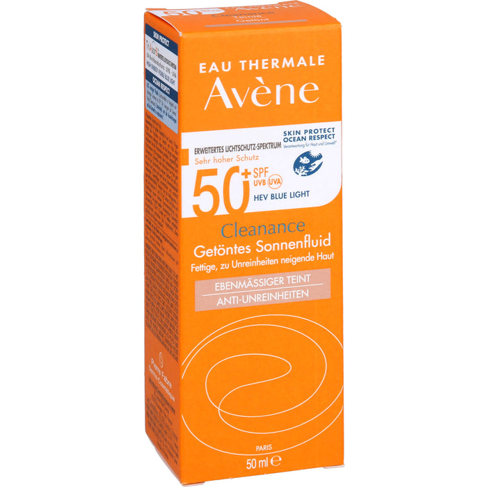 AVENE Cleanance Getöntes Sonnenfluid 50+, 50 ml EMU