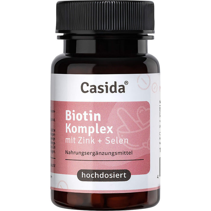 Biotin Komplex 10 mg hochdosiert + Zink + Selen, 180 St TAB