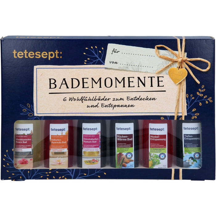 tetesept Geschenkset Bademomente, 6X20 ml BAD