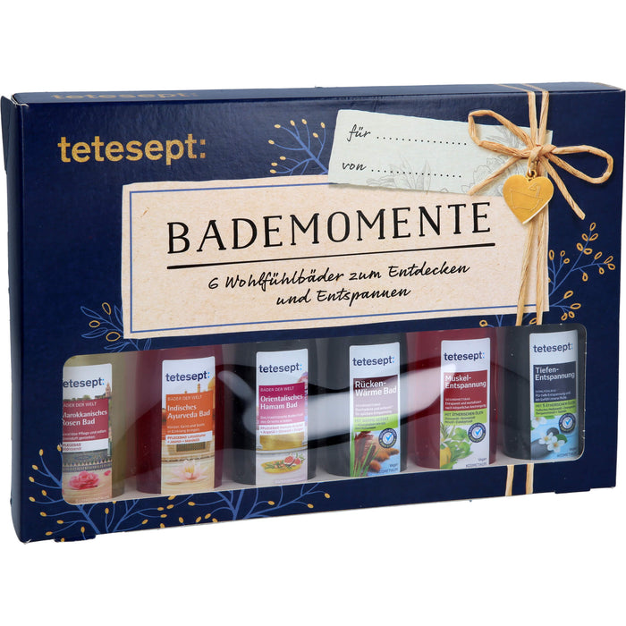 tetesept Geschenkset Bademomente, 6X20 ml BAD