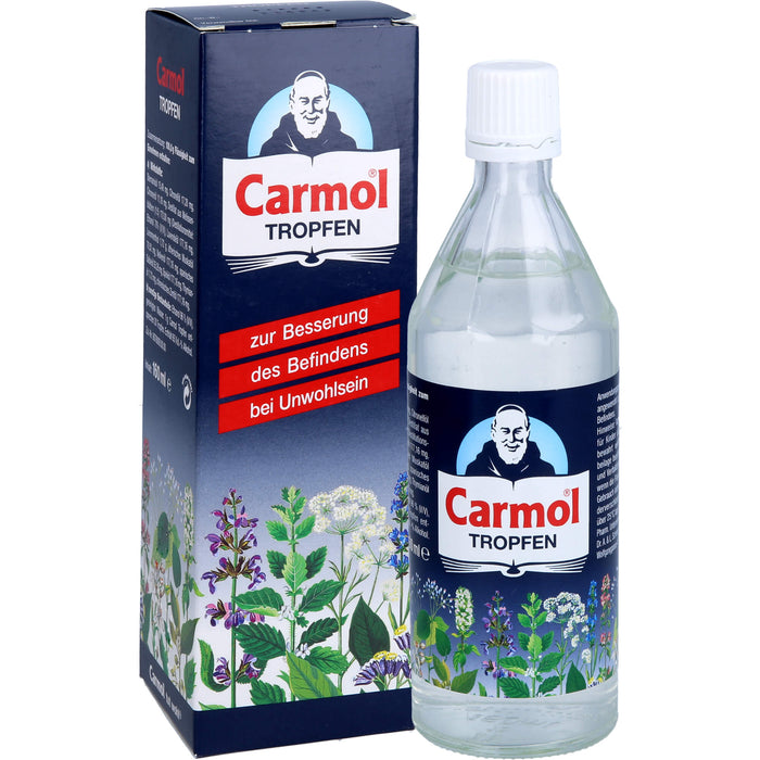 Carmol Tropfen zur Besserung des Befindens bei Unwohlsein, 160 ml Solution