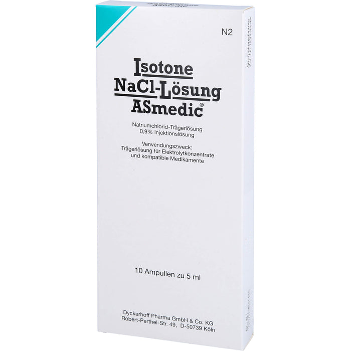 Isotone Nacl Loesu Asmedic, 10X5 ml ILO