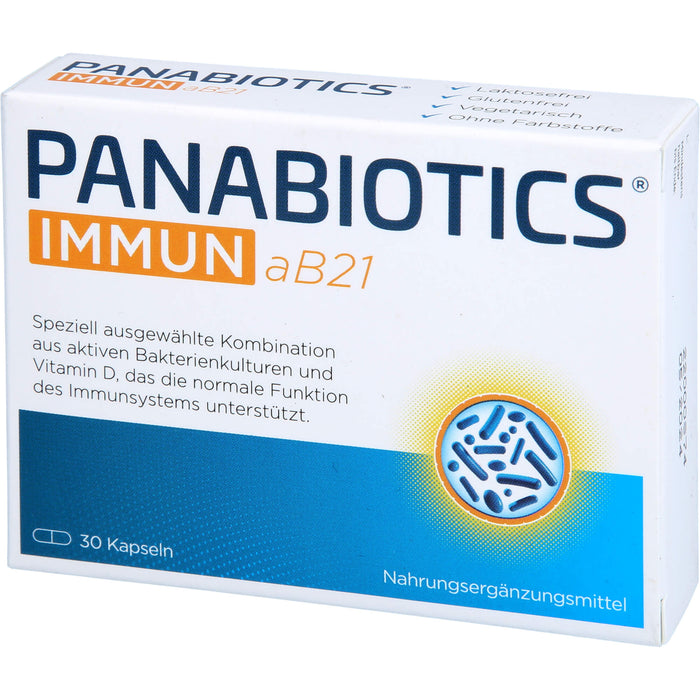 PANABIOTICS IMMUN aB21 Kapseln zur Unterstützung des Immunsystems, 30 pc Capsules