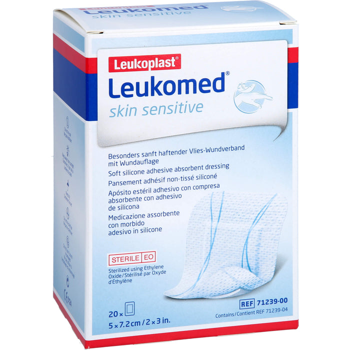 Leukomed skin sensitive steril 7,2 x 5cm, 20 St PFL