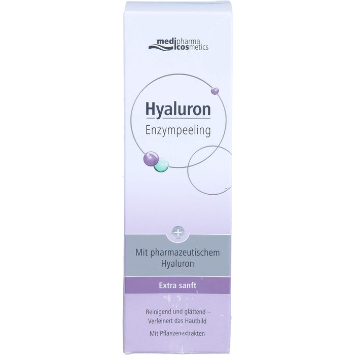 medipharma cosmetics Hyaluron Enzympeeling reinigend und glättend, 100 ml Creme