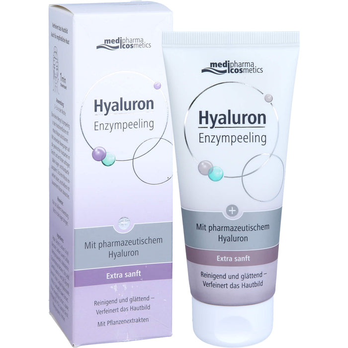 medipharma cosmetics Hyaluron Enzympeeling reinigend und glättend, 100 ml Creme