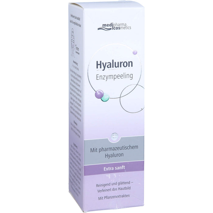 medipharma cosmetics Hyaluron Enzympeeling reinigend und glättend, 100 ml Creme