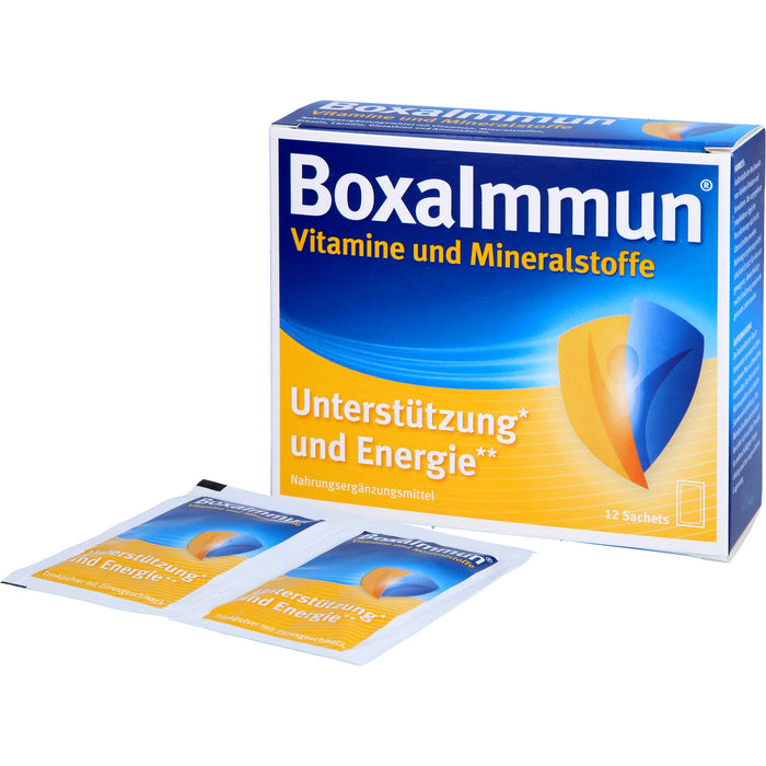 BoxaImmun Vitamine und Mineralstoffe Beutel, 12 pc Sachets