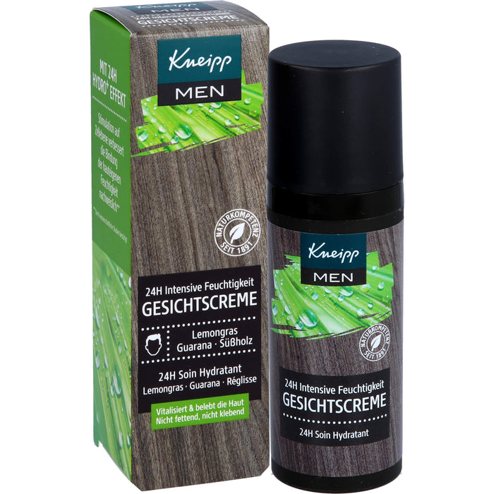 Kneipp MEN 24H Intensive Feuchtigkeit Gesichtscre., 50 ml CRE