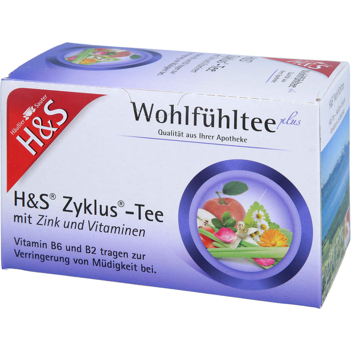 H&S Zyklus - Tee mit Zink und Vitaminen, 20X1.5 g FBE