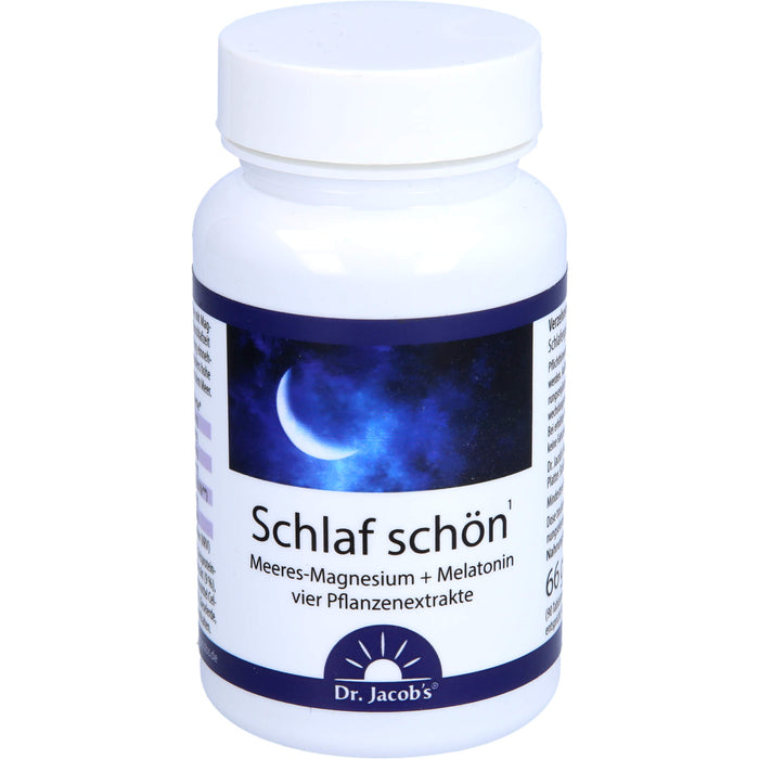 Dr. Jacob's Schlaf schön Melatonin Magnesium Baldrian Hopfen Lavendel Melisse, 90 St. Tabletten