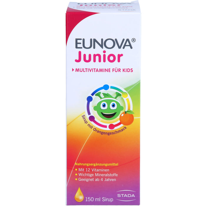 Eunova Junior Sirup Multivitamine für Kids, 150 ml Solution