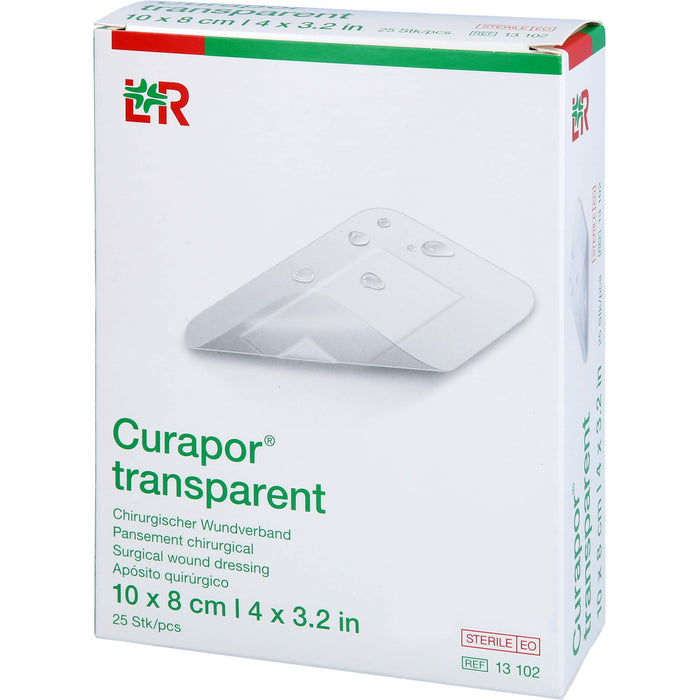 Curapor Wundverband steril transparent 8x10 cm, 25 St PFL