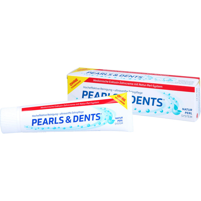 PEARLS & DENTS Exklusiv-Zahncreme ohne Titandioxid, 100 ml Toothpaste