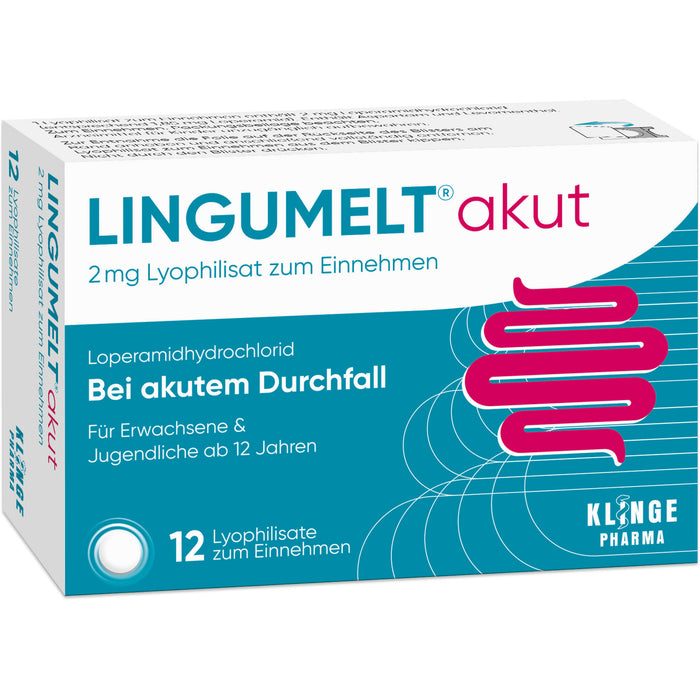 LINGUMELT akut 2 mg Lyophilisat zum Einnehmen, 12 pc Tablettes