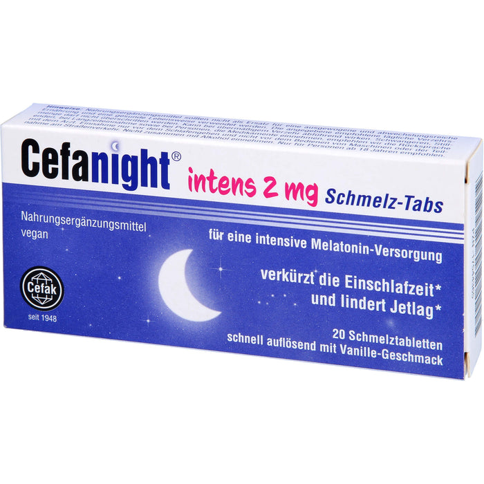 Cefanight intens 2 mg Schmelz-Tabs, 20 St SMT