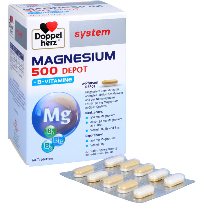 Doppelherz Magn 500dep Sys, 60 St TAB