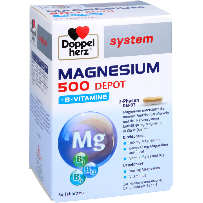 Doppelherz Magn 500dep Sys, 60 St TAB