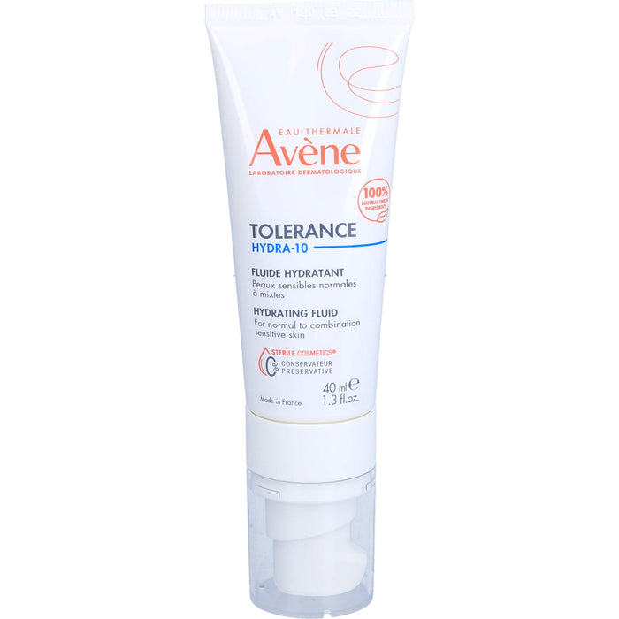 Avène Tolerance Hydra-10 Feuchtigkeitsfluid für empfindliche, normale Mischhaut, 40 ml Cream