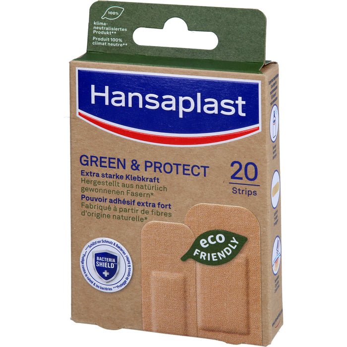 Hansaplast Green & Protect Pflaster, 20 pc Pansement