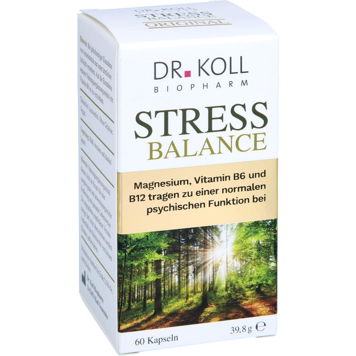 Stress Balance Dr.Koll Vitamin B6 B12 Magnesium, 60 St KAP