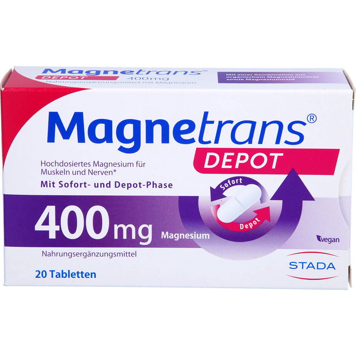 Magnetrans Depot 400mg, 20 St TAB