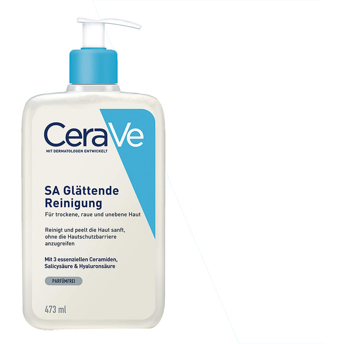 CeraVe SA Glättende Reinigung: Für trockene, raue und unebene Haut, 473 ml Cream