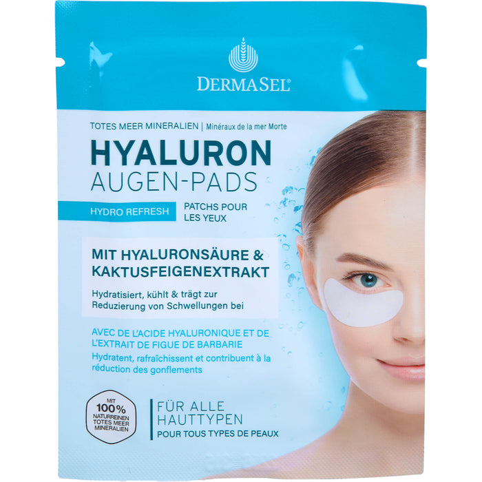 DermaSel Totes Meer Hyaluron Augen-Pads, 1 P