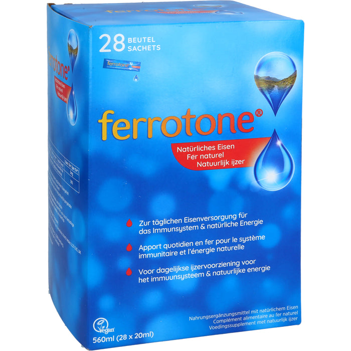 Ferrotone Natürliches Eisen, 28X20 ml BEU