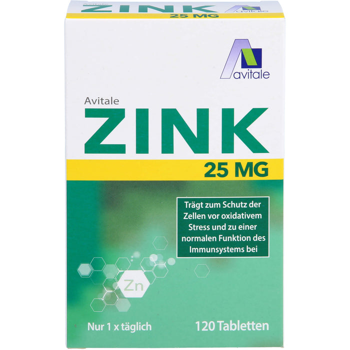 Zink 25 mg, 120 St TAB