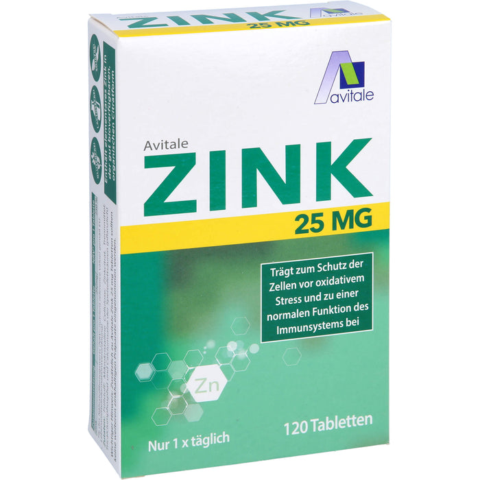 Zink 25 mg, 120 St TAB